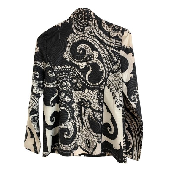 Chico's Zenergy Paisley Jacket Active Zip Size 0/2 US lightweight NWT 7084 - Picture 8 of 16